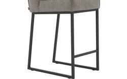 Goossens excellent barstoel tom grijs micro leer - 8215142-01