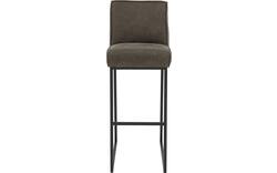 Goossens excellent barstoel tom grijs leer - 8215145-01