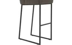 Goossens excellent barstoel tom grijs leer - 8215145-01