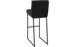 Goossens excellent barstoel tom zwart leer - 8215147-02