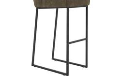 Goossens excellent barstoel tom groen leer - 8215148-01