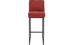Goossens excellent barstoel tom rood leer - 8215150-01