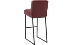 Goossens excellent barstoel tom rood micro leer - 8215154-01