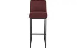 Goossens excellent barstoel tom rood micro leer - 8215154-01