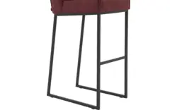 Goossens excellent barstoel tom rood micro leer - 8215154-01