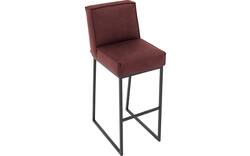 Goossens excellent barstoel tom rood micro leer - 8215154-01