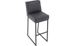 Goossens excellent barstoel tom blauw micro leer - 8215155-01