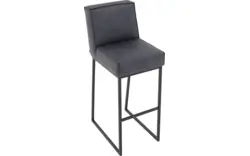 Goossens excellent barstoel tom blauw micro leer - 8215155-01