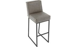 Goossens excellent barstoel tom grijs micro leer - 8215157-01