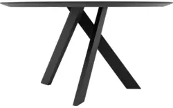 Goossens eettafel het gesprek zwart eiken - 8215343-01