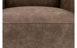 Goossens eetkamerstoel leen bruin microvezel - 8215359-02