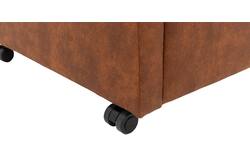 Goossens eetkamerstoel leen bruin microvezel - 8215365-02