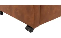 Goossens eetkamerstoel leen bruin microvezel - 8215365-02
