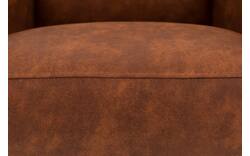 Goossens eetkamerstoel leen bruin microvezel - 8215365-02