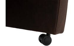 Goossens eetkamerstoel leen bruin microvezel - 8215366-02