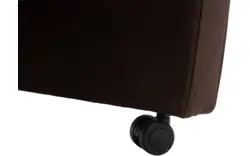 Goossens eetkamerstoel leen bruin microvezel - 8215366-02
