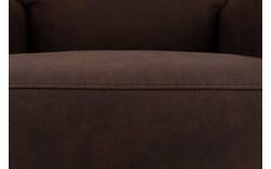 Goossens eetkamerstoel leen bruin microvezel - 8215366-02
