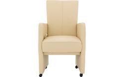 Goossens excellent eetkamerstoel riva beige leer - 8215372-02