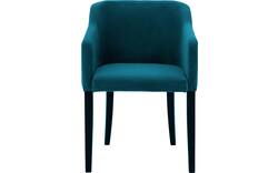 Goossens eetkamerstoel peda blauw stof - 8215380-01