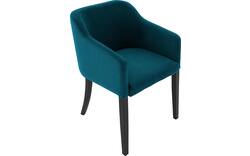 Goossens eetkamerstoel peda blauw stof - 8215380-01
