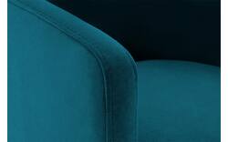 Goossens eetkamerstoel peda blauw stof - 8215380-01