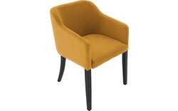 Goossens eetkamerstoel peda geel stof - 8215381-01