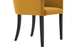 Goossens eetkamerstoel peda geel stof - 8215381-01