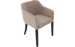Goossens eetkamerstoel peda grijs stof - 8215382-01
