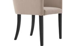 Goossens eetkamerstoel peda grijs stof - 8215382-01
