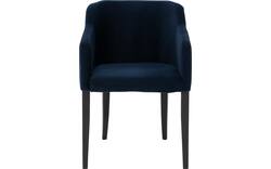 Goossens eetkamerstoel peda blauw stof - 8215383-02
