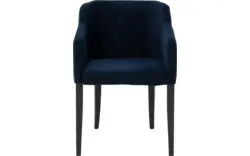 Goossens eetkamerstoel peda blauw stof - 8215383-02