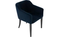 Goossens eetkamerstoel peda blauw stof - 8215383-02