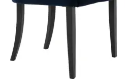 Goossens eetkamerstoel peda blauw stof - 8215383-02
