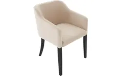 Goossens eetkamerstoel peda beige stof - 8215384-01