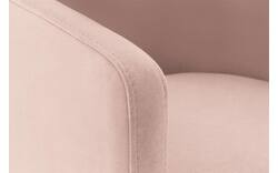Goossens eetkamerstoel peda roze stof - 8215386-01