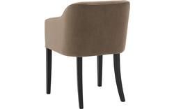Goossens eetkamerstoel peda bruin stof - 8215388-02