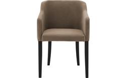 Goossens eetkamerstoel peda bruin stof - 8215388-01