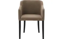 Goossens eetkamerstoel peda bruin stof - 8215388-01