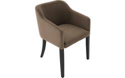 Goossens eetkamerstoel peda bruin stof - 8215388-01