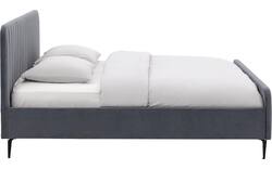 Goossens bedframe attent blauw stof - 8215482-02