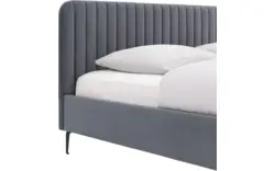 Goossens bedframe attent blauw stof - 8215482-02