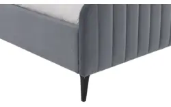 Goossens bedframe attent blauw stof - 8215482-02
