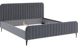Goossens bedframe attent blauw stof - 8215482-02