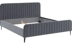 Goossens bedframe attent blauw stof - 8215482-02