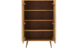 Goossens opbergkast bjarte blank eiken - 8215663-01
