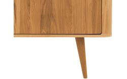 Goossens opbergkast bjarte blank eiken - 8215663-01