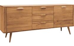 Goossens dressoir bjarte blank eiken - 8215668-01