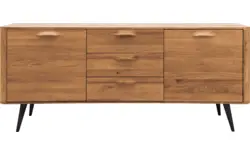 Goossens dressoir bjarte blank eiken - 8215669-01