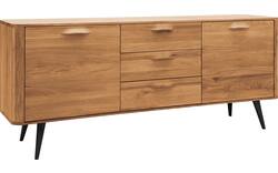Goossens dressoir bjarte blank eiken - 8215669-01