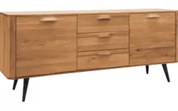 Goossens dressoir bjarte blank eiken - 8215669-01